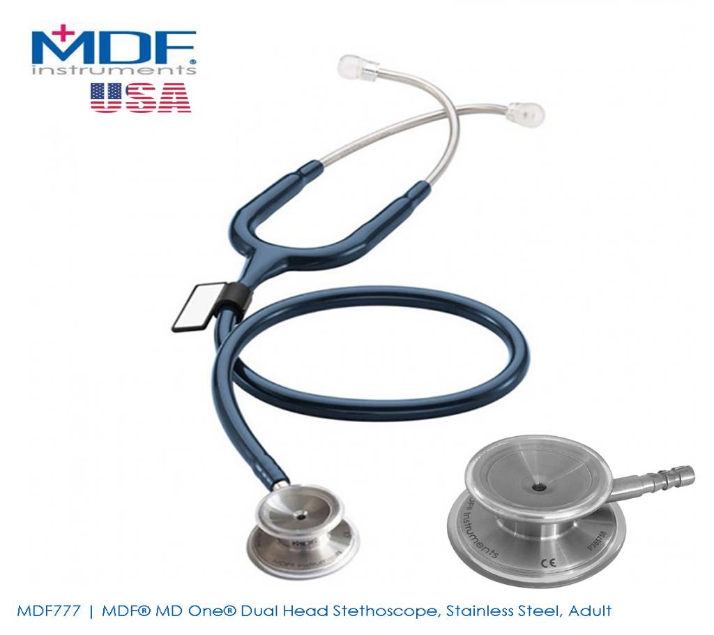 MDF777 | MDF MD One Dual Head স্টেথোস্কোপ, Stainless Steel, Adult, Navy Blue বাংলাদেশ - 734721