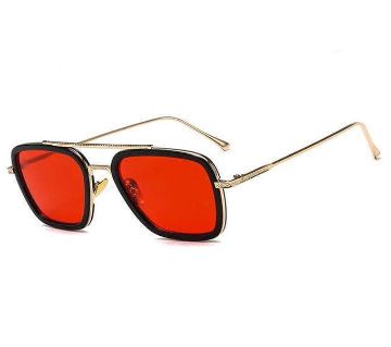 Red Vision Tony Stark Iron Man Endgame Cutout Sunglasses For Men
