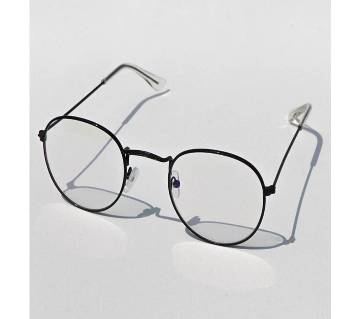 Black Steel Unisex Glasses