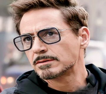 Avengers Iron man Glasses Endgame Tony Stark Square Sunglasses