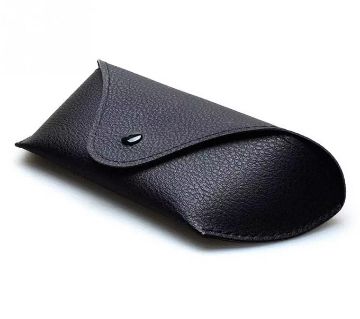 Black UP Leather Fold-Able Glasses Box