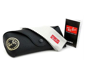 Ray ban brand new leather case with booklet and cleaning cloth-Copy 