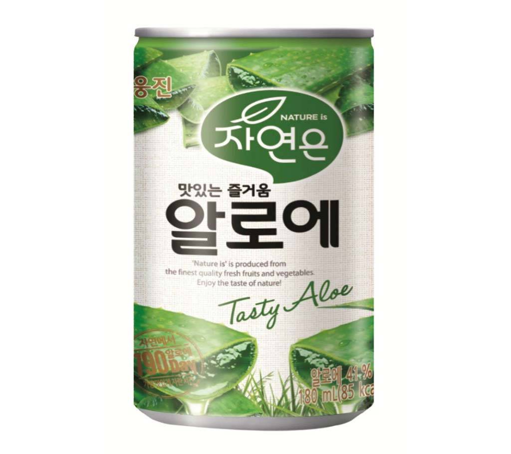 Woongjin Zaiyeonun Aloe Juice Can - 180ml (2 Cans) বাংলাদেশ - 640328