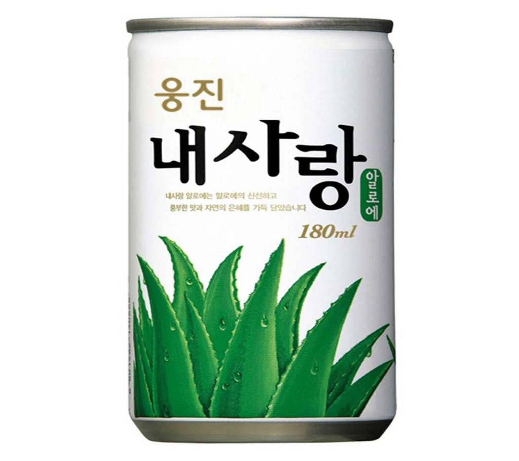 Woongjin Aloe Juice 10% Can - 180ml (2 Cans) বাংলাদেশ - 640366