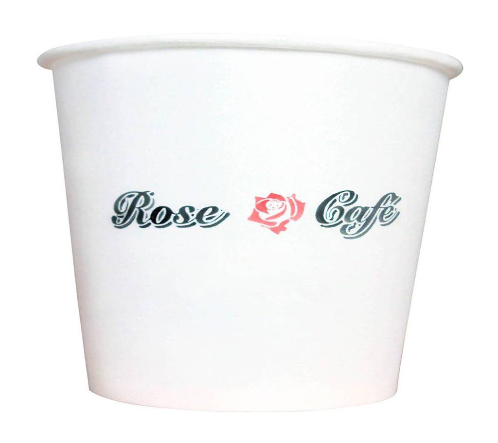 Rose Cafe পেপার কাপ (150ml) 100 পিস বাংলাদেশ - 640473