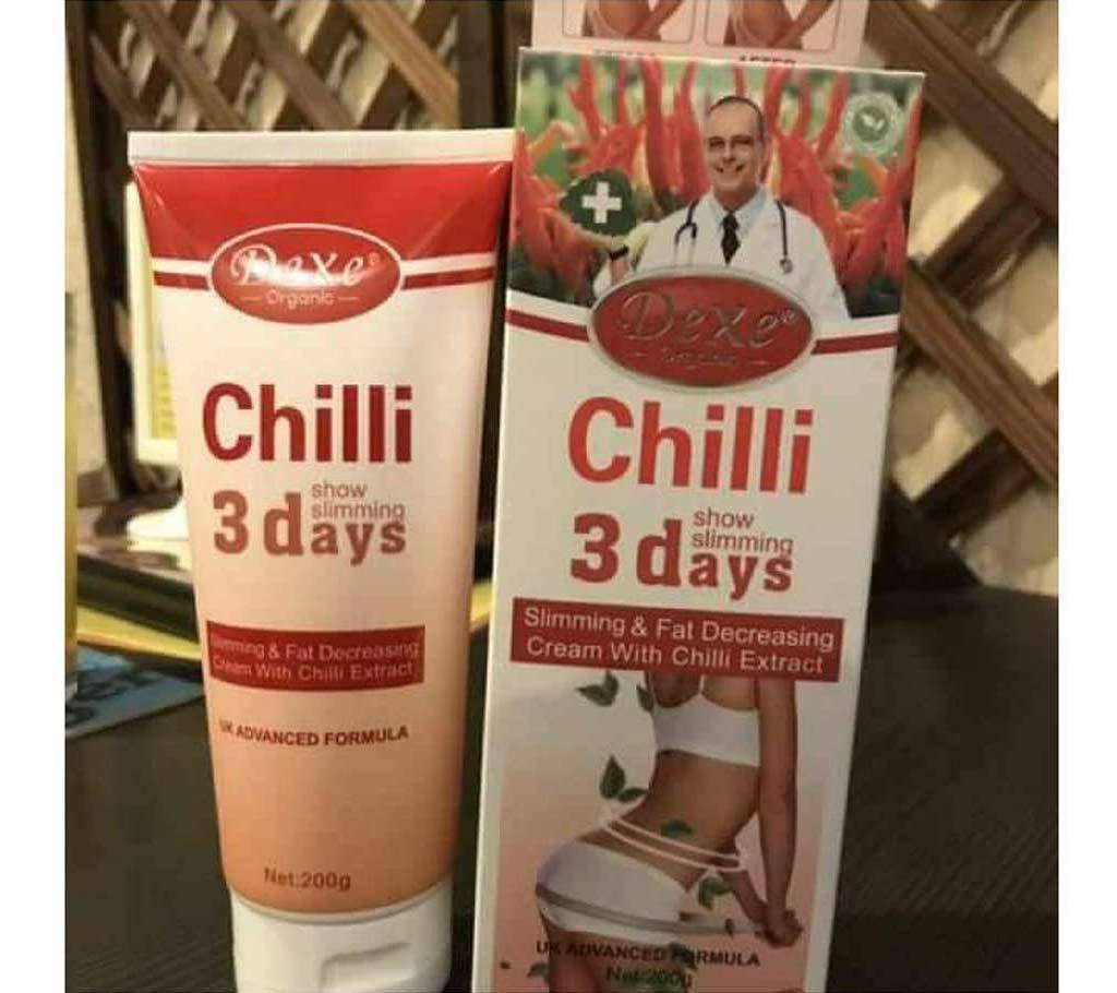 Dexe Organic Chilli 3 days Slimming Cream -200ml UK বাংলাদেশ - 699280