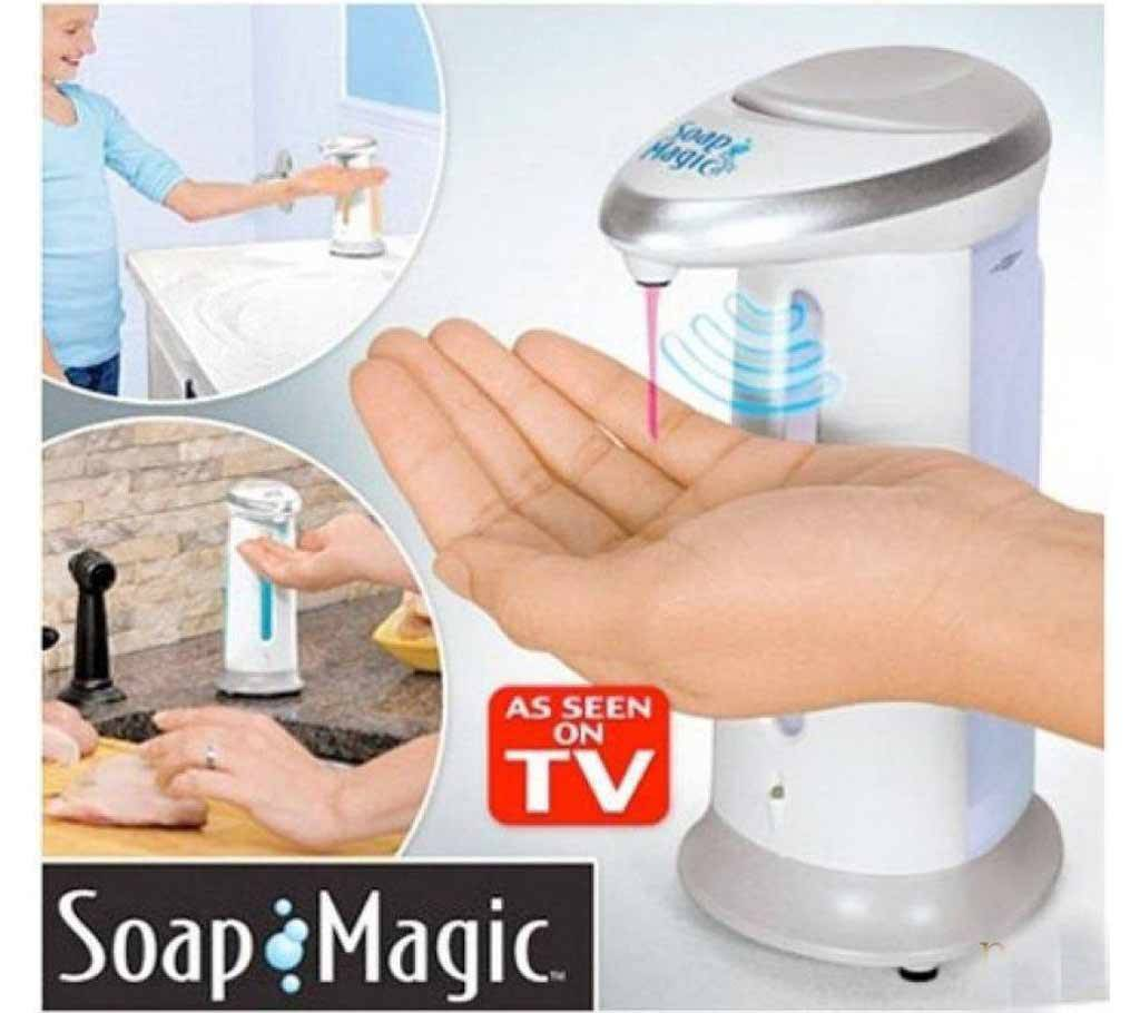 Sensor Magic Soap Dispenser - White and Sky Blue বাংলাদেশ - 636324
