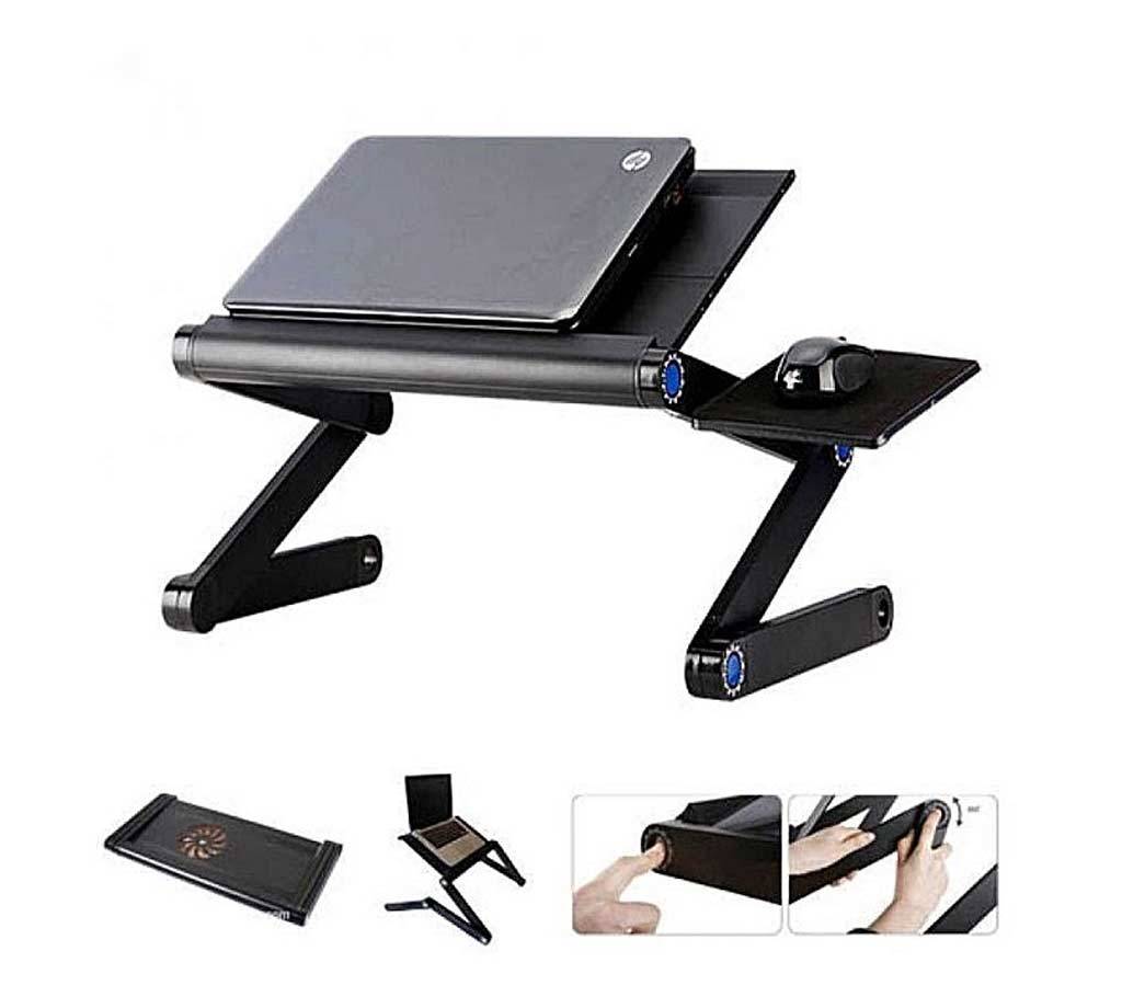 Aluminium Made Laptop Table - Black বাংলাদেশ - 638481