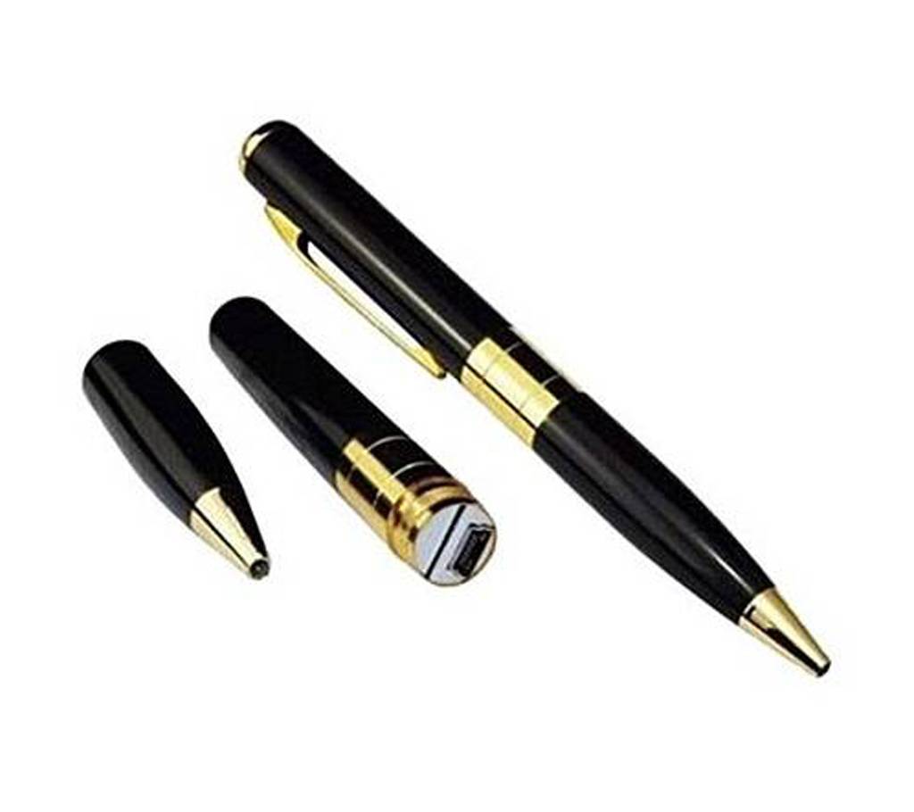 32GB Spy Camera Pen - Black & Golden বাংলাদেশ - 668425