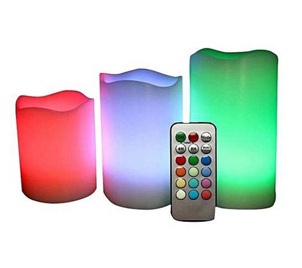 Remote Operated Color Changing Electric Candle বাংলাদেশ - 669964