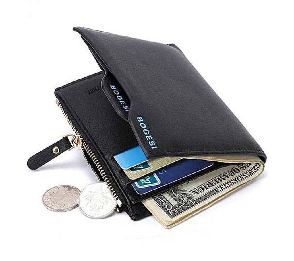 Leather Wallet for Men - Black বাংলাদেশ - 669981