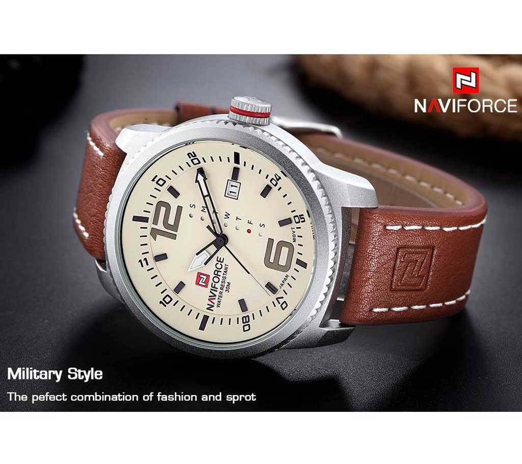 NAVIFORCE NF 9063 Quartz Wrist watch with date বাংলাদেশ - 650779