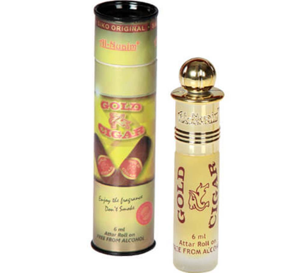 Al Nuaim Gold Cigar আতর 6ml - India বাংলাদেশ - 674326
