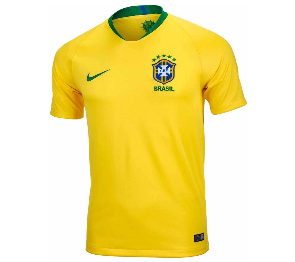 World Cup 2018 হাফ স্লিভ Brazil জার্সি (কপি) বাংলাদেশ - 723876