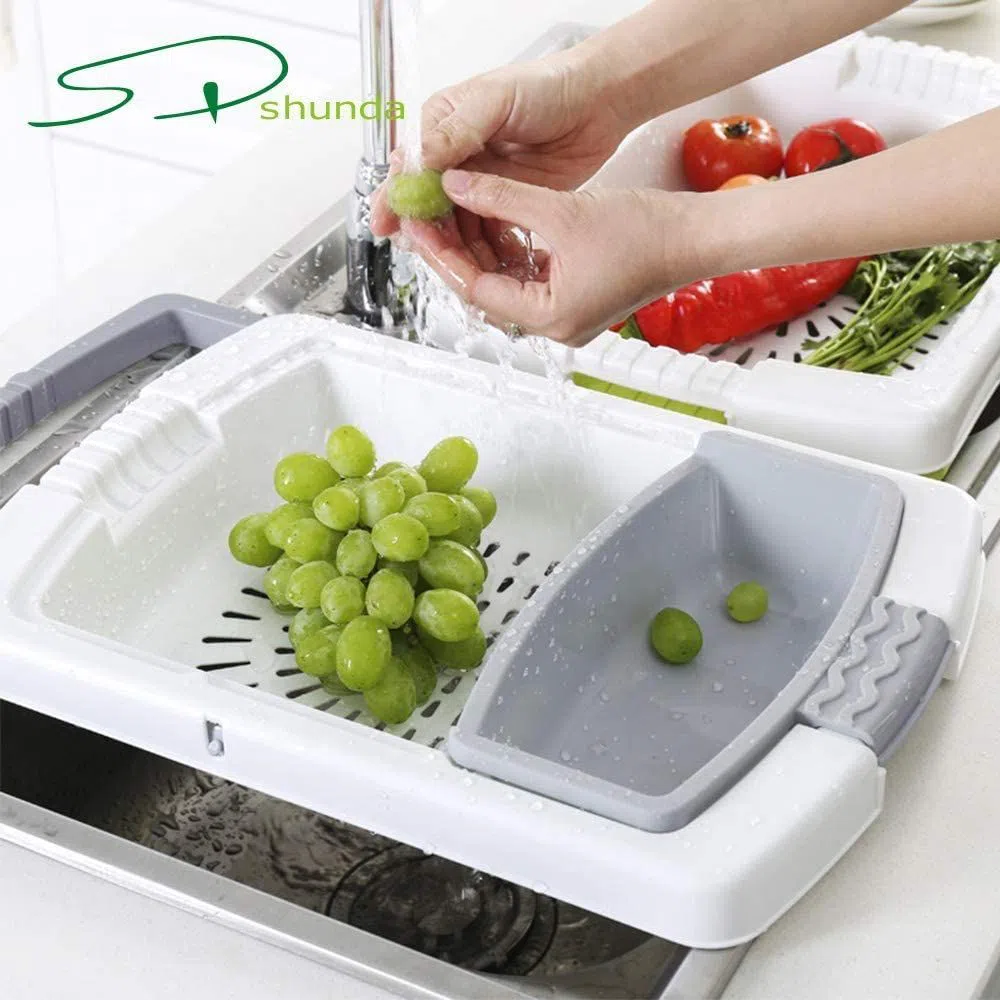 3-In-1 Household Fruit Vegetable Container Drain Basket
