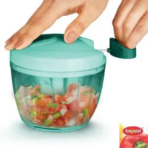 Anjani Quick Vegetable Chopper with 3 Blades Vegetable Cutter