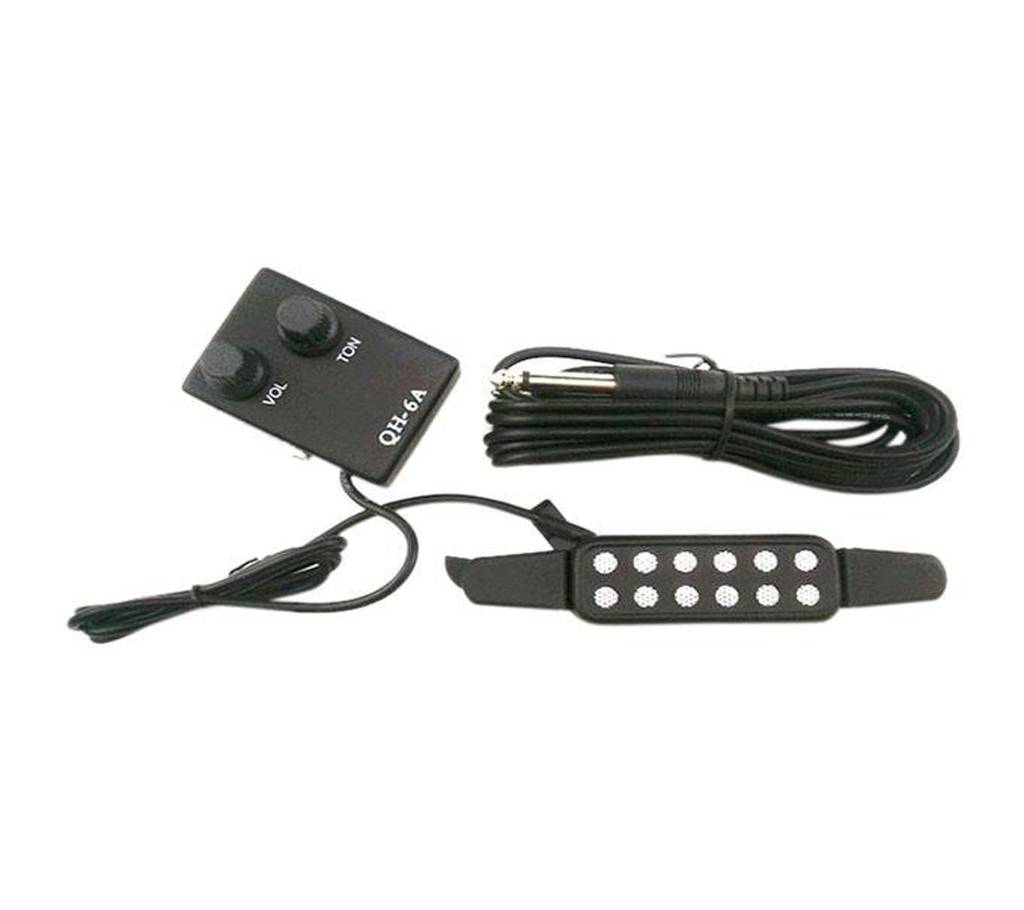 QH-6A Acoustic Guitar Pickup Wire Amplifier Speaker Volume/Tone Control Box পিক আপ বাংলাদেশ - 825461
