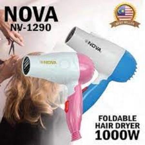 NOVA Folding Hair Dryer - 1 Piece (Colour Random)
