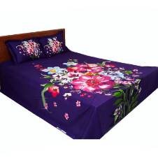 Cotton double bed-sheet set