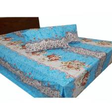 Cotton double bed-sheet set