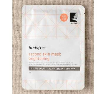 Second Skin Mask Brightening 1 sheet 20 g, Innisfree, Korea