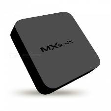 MXQ 4K Smart TV Box - Black