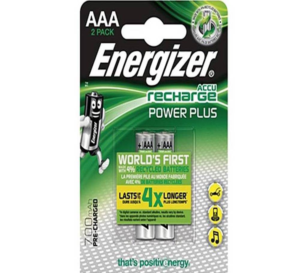 Energizer AAA Rechargeable NiMH ব্যাটারি min. 700mAh - Silver বাংলাদেশ - 669291