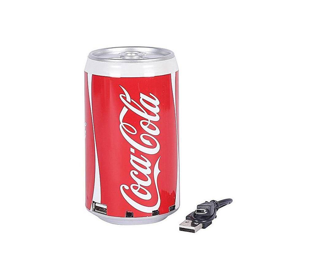 Coca Cola Can Multimedia স্পিকার MP3 FM Radio USB Rechargeable বাংলাদেশ - 671778