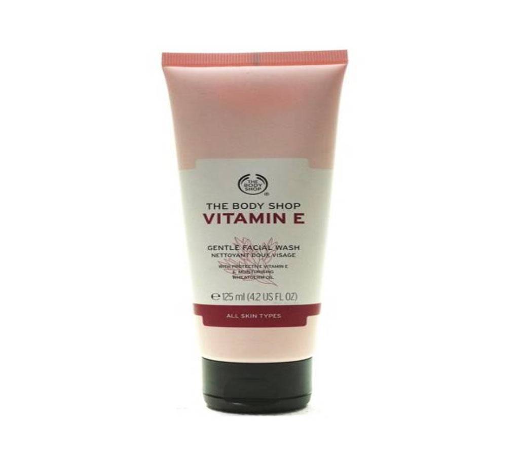 The Body Shop Vitamin E Gentle Facial Wash  - 125ml - UK বাংলাদেশ - 795456