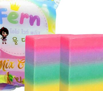 Fern mix colour soap