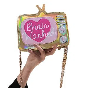 Creative Funny Personality TV Shape Messenger Bag for Girl