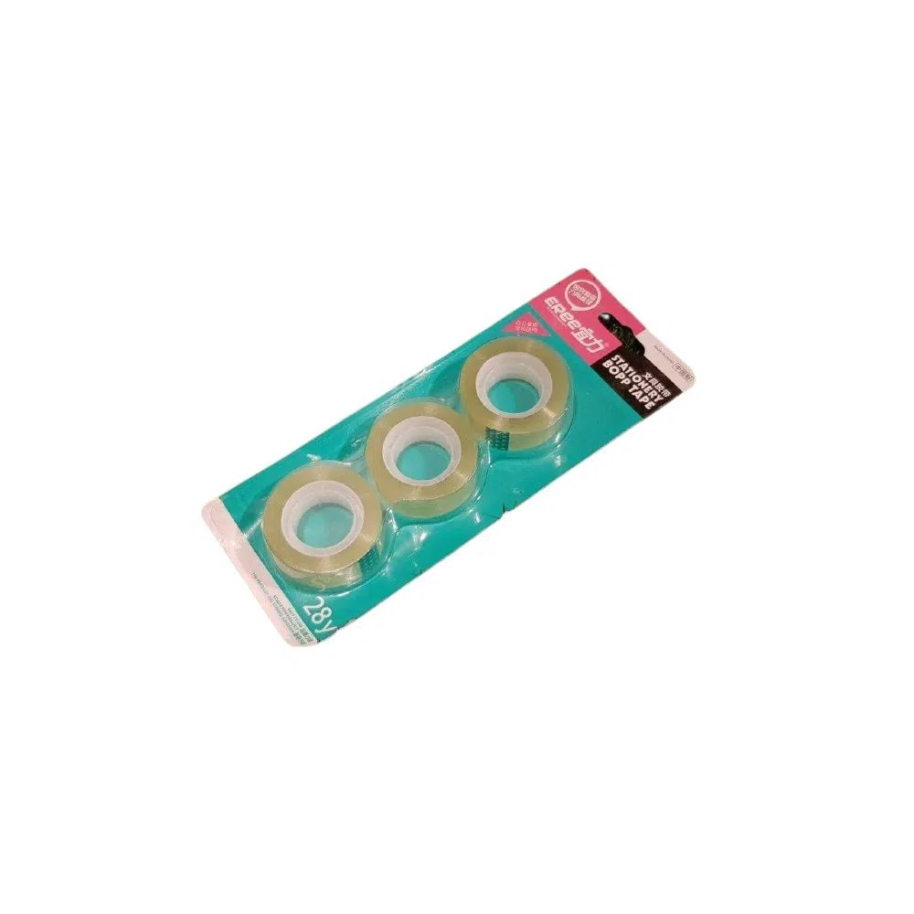 3 Piece   Clear Packing Adhesive Tape