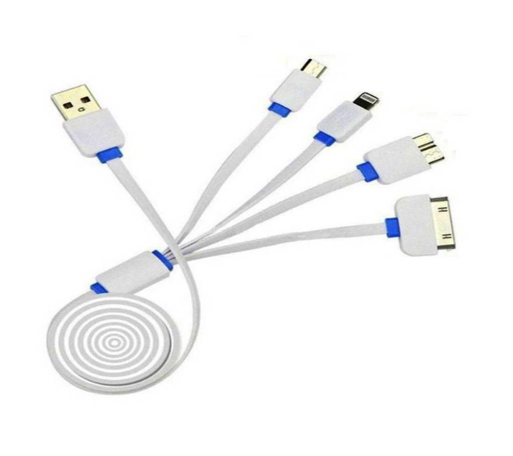 4 In 1 USB মাল্টি চার্জার ফর মোবাইল বাংলাদেশ - 708732