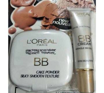 Loreal face powder & BB cream 2 in 1 France