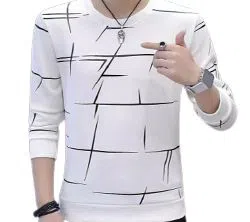 Full Sleeve Cotton T Shirt For Men 