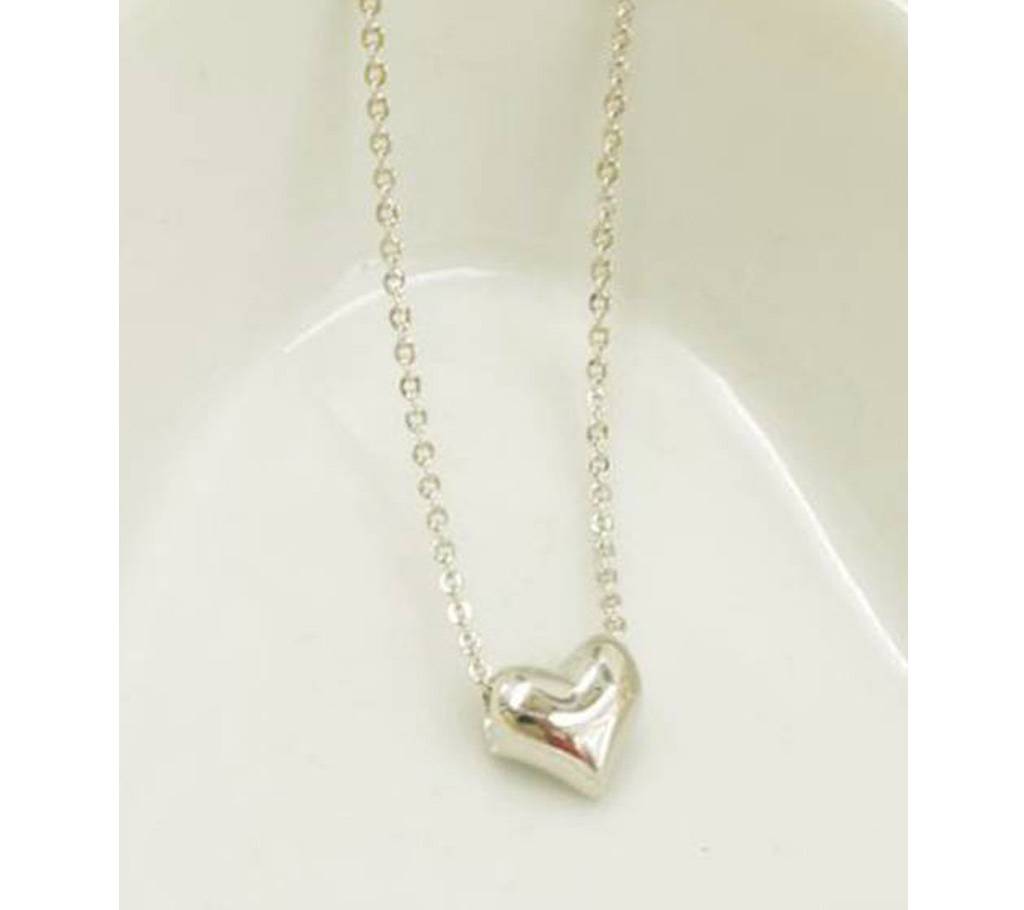 Lovely Silver Heart Shaped পেনড্যান্ট বাংলাদেশ - 754276
