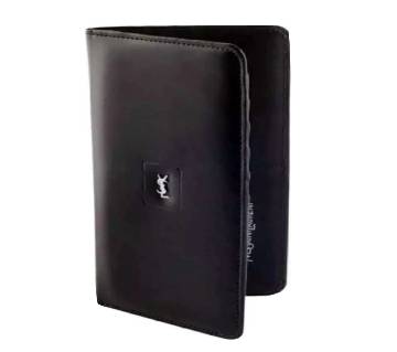 YSL Black PU Leather Stylish Long Wallet For Men