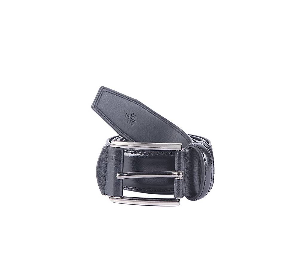 Black Mixed Leather Casual Belt for Men বাংলাদেশ - 664318