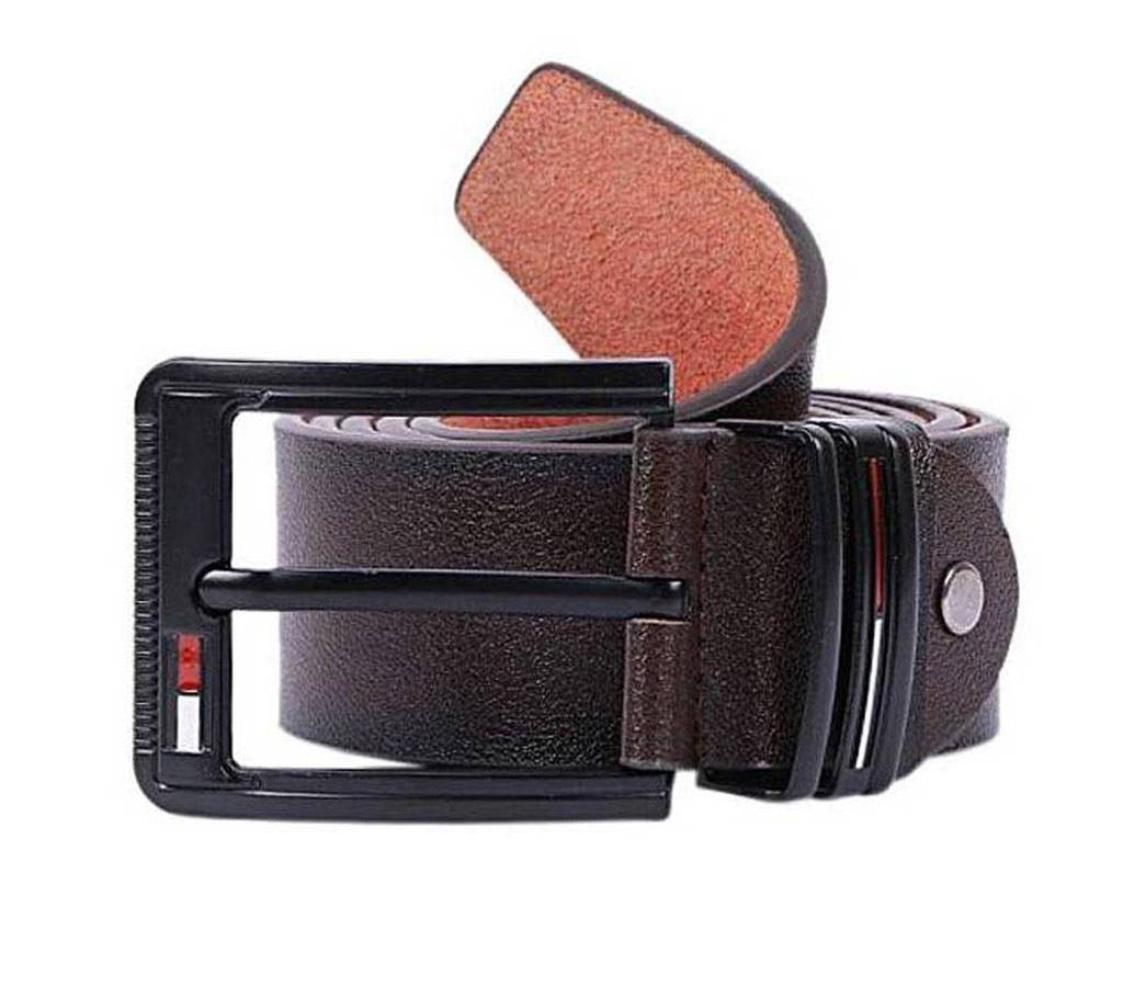 Dark Chocolate Leather Formal Belt বাংলাদেশ - 692248