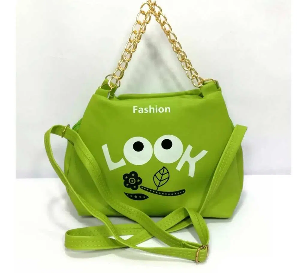 Artificial Leather Womens Shoulder Bag - Green