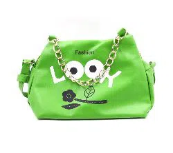 Look Artificial Leather Womens Shoulder Bag - Green