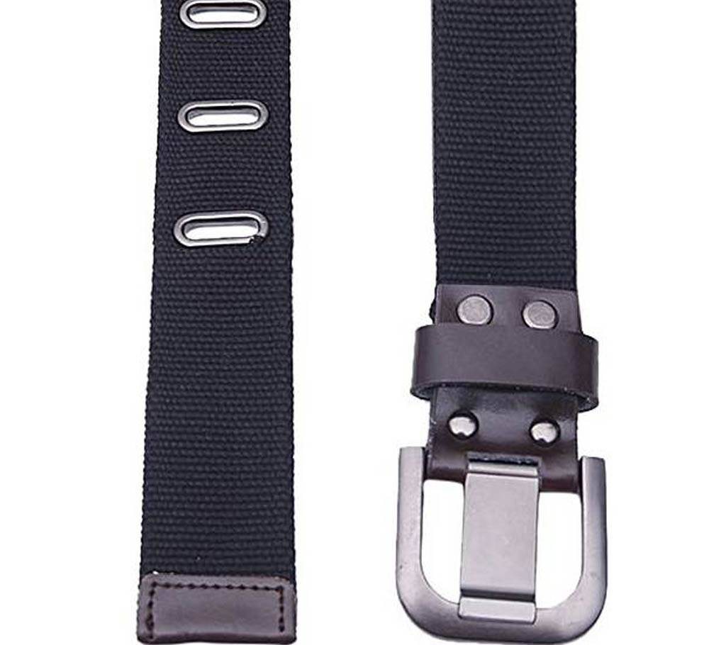 Black Fabric Casual Belt For Men বাংলাদেশ - 678501