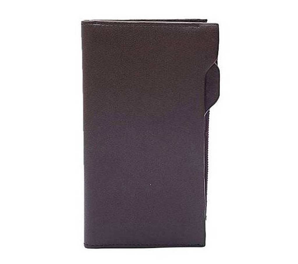 Dark Brown Artificial Leather Long Shaped Wallet বাংলাদেশ - 683140