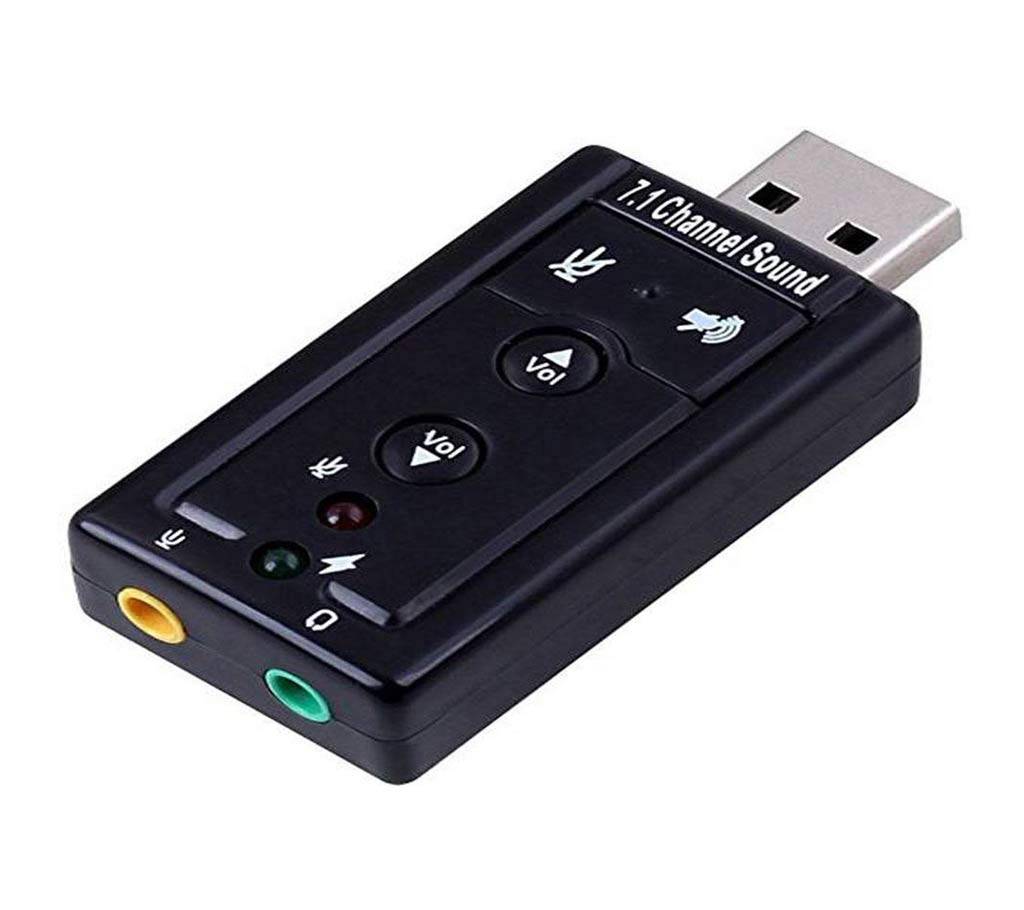 USB সাউন্ড কার্ড 7.1 Channel বাংলাদেশ - 670238
