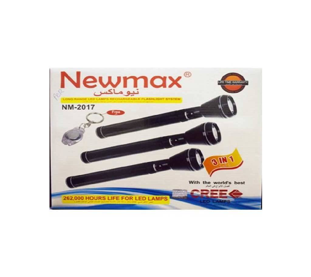 Newmax  রিচার্জ্যাবল টর্চ লাইট NM-401 বাংলাদেশ - 922608