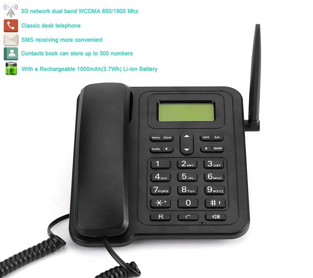 Banco GSM ডুয়াল সিম ডেস্ক টেলিফোন বাংলাদেশ - 835788