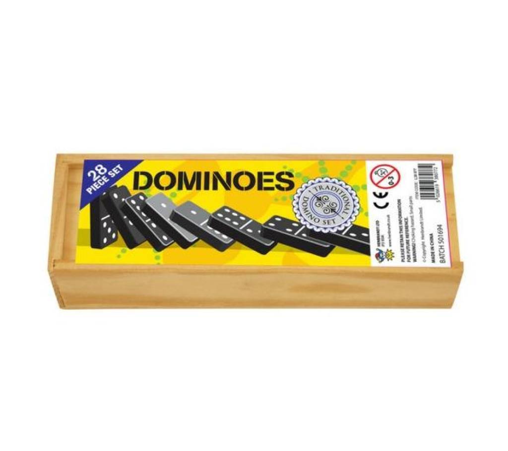 Dominoes Game In Wooden Box বাংলাদেশ - 668149