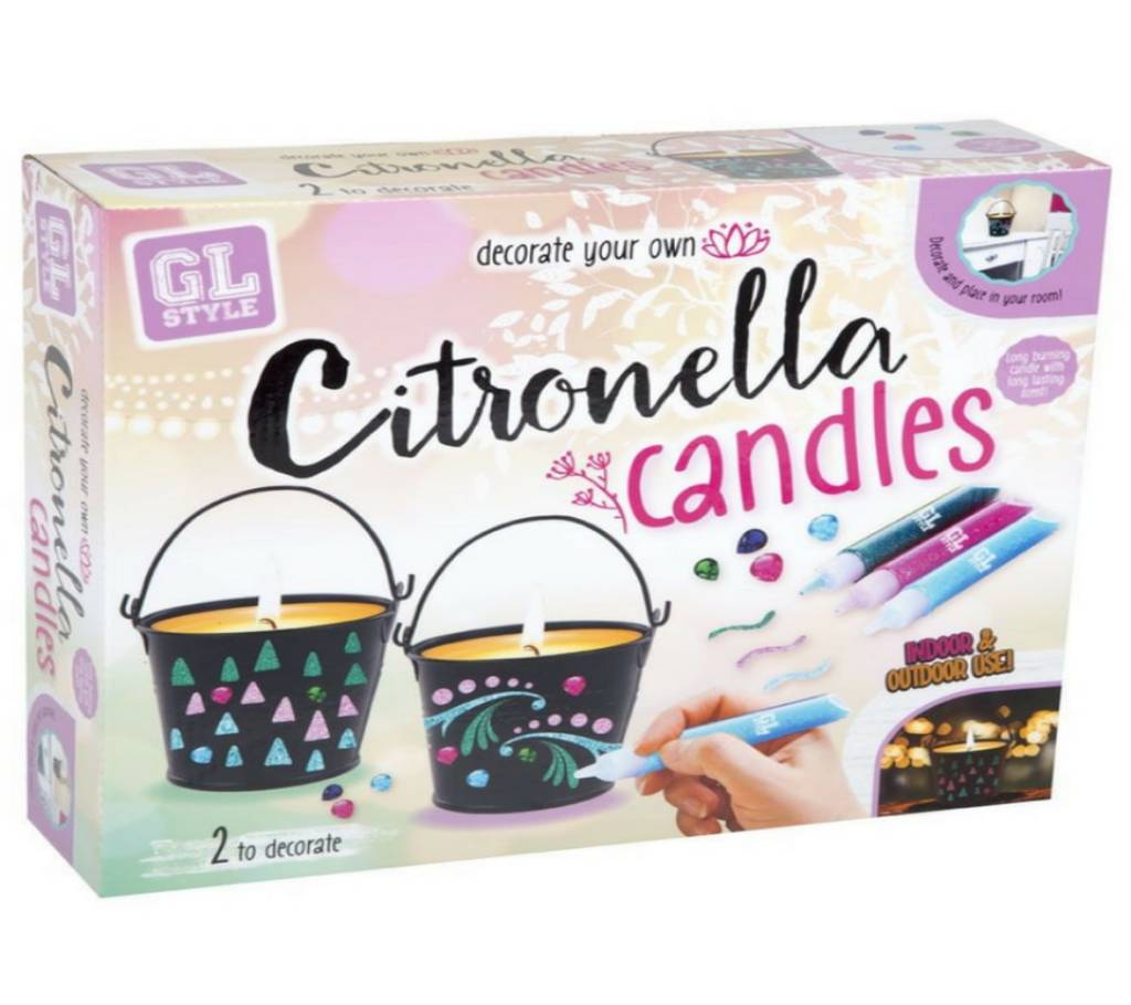 GRAFIX Decorate Your Own Citronella Candles বাংলাদেশ - 668207