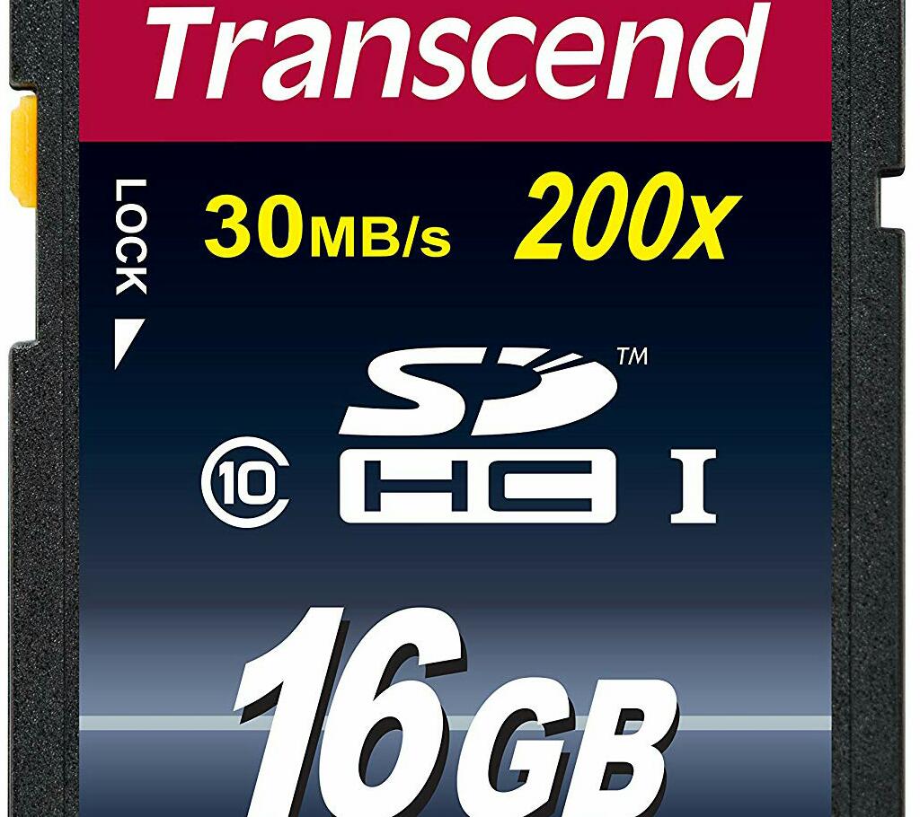 Transcend SDHC SD মেমোরি কার্ড - 16GB বাংলাদেশ - 843812