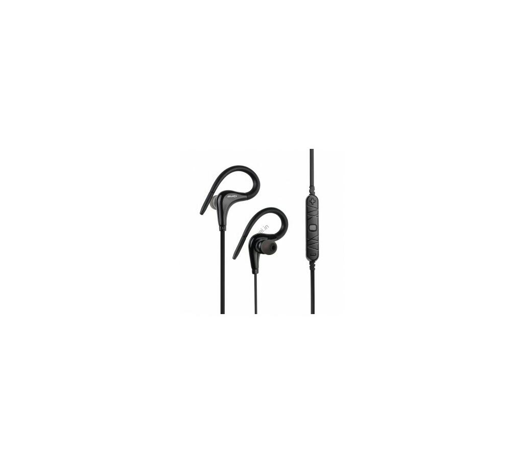 Awei A890BL 110dB Ear-Hook Hands-free Bluetooth Headset with Mic (Black) বাংলাদেশ - 724026